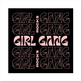 Girl gang Posters and Art